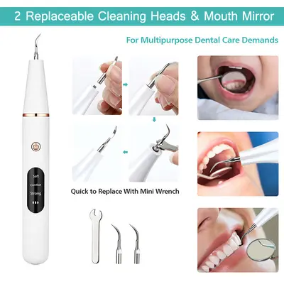 Taşınabilir Ultrasonik Diş Temizleyici Çok Fonksiyonlu