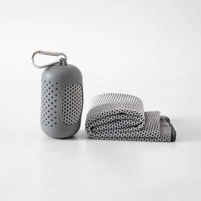 Mini silikon seti yaz soğuk hissi hızlı kuruyan buz tatlı koşu bisiklet sudleme havlusu spor soğutma havlusu toptan - 10