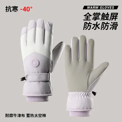 Men's and Women's Ski Gloves, Waterproof, Windproof, Touchscreen, Oxford Fabric - 10