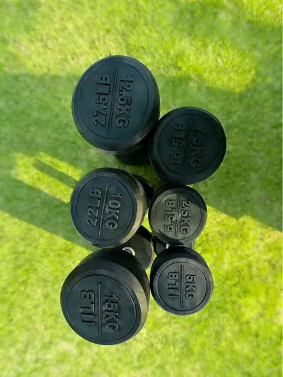 Sabit Dambıl Ticari Ev Kullanımı Çok Ağırlıklı Set Fabrika Doğrudan Satış Stok Toptan Satış Katı Demir 2.5-50kg Kas Geliştirme - 4