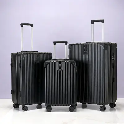 Reisekoffer Suitcase 20/24/28 Zoll Gepäck Außenhandel Drei-teiliges Set Luggage Koffer mit Zahlenkombination und Griff