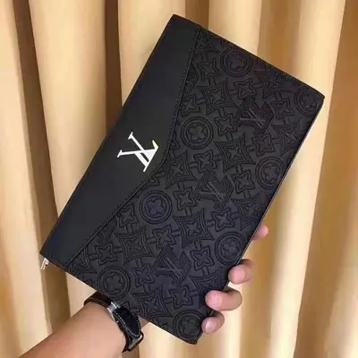 Men's Large Capacity Casual Envelope Clutch Bag - 5