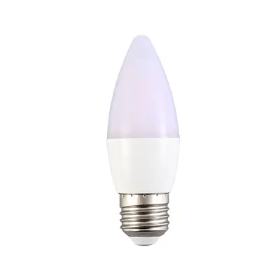 LED Candle Bulb with Realistic Flame Effect, Decorative Ambient Light
