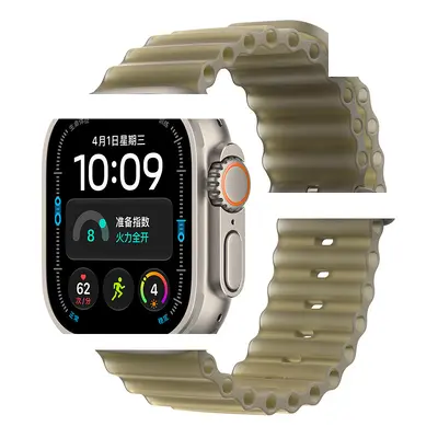 Translucent Ocean Band for Apple Ultra 4/S10/11, Stretch Clasp - 7