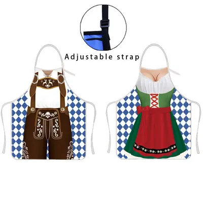 3D Print Adjustable Oktoberfest Apron, Personalized Party Apron - 7