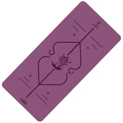 Kokosnussschalen Yogamatte, PU+Naturkautschuk, schweißabsorbierend, verdickt - 6