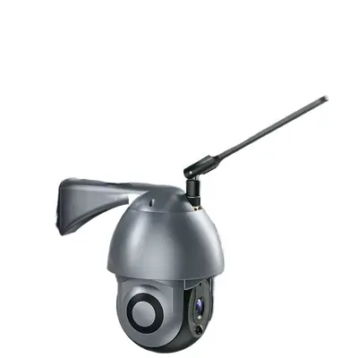 Solar-powered 4G surveillance camera, 360-degree coverage, no external network