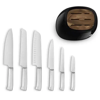 Cross-border Western Chef Knife Kitchen Knife Set Household Vegetable Knife Stainless Steel Slicing Knife Manufacturer - 6