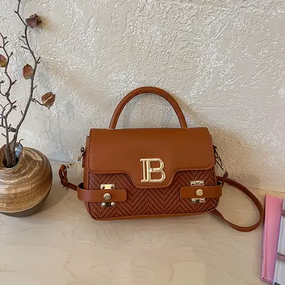 Women's Small Square Handbag, Korean-Style Solid Color, Crossbody, 2026 Model - 3