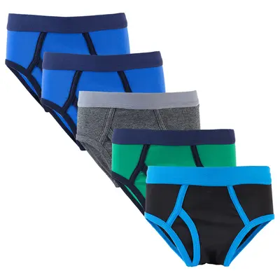 5er-Pack Jungen-Unterhosen, 100% Baumwolle - 7