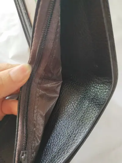 Men's Short Business Wallet, Horizontal, Multi-Card Slots, Leather - 2