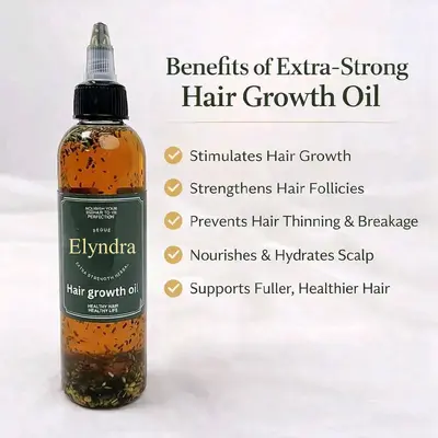 Anti-Haarausfall-Haarwurzelserum, pflanzlich, Hair Growth Oil