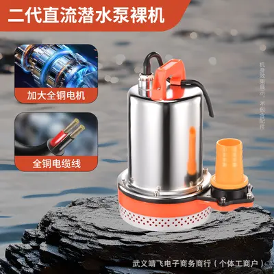 Rechargeable Portable DC Submersible Pump, Remote Control, Lithium Battery - 6