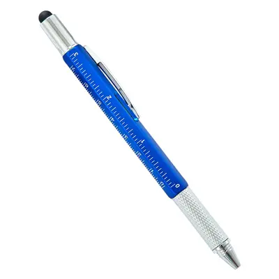 6-in-1 Multifunctional Plastic Tool Pen with Level, Ruler and Screwdriver