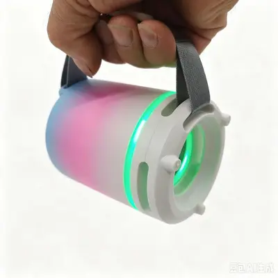 2026 New IPX6 Waterproof Outdoor Colorful RGB Light Desktop Portable Sports High-Power Bass Subwoofer Speaker