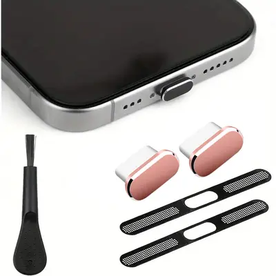 Smartphone-Staubschutz-Set USB C Staubschutz für iPhone 15 / 16 Staubschutz-Reinigungsset - 9