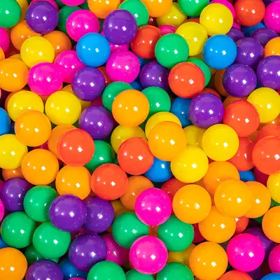 Colorful Thick Plastic Ocean Balls, Macaron, for Play Pools
