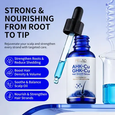 Grenzüberschreitende VC Originallösung feuchtigkeitsspendend und pflegend C-Vitamin Niacinamid Retinol PDRN Polypeptid Blaugrüner Kupfer Peptid Gesichtsessenz OEM - 4