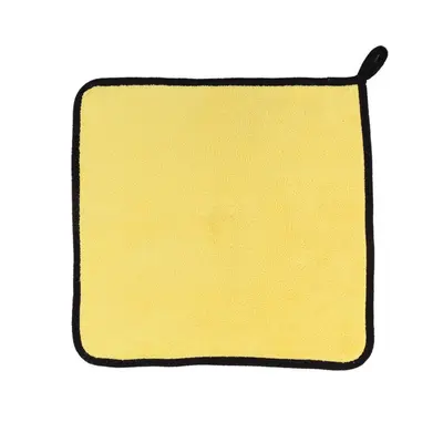 Cross-border cleaning cloth microfiber beauty car wash towel absorbent car wiping towel double-sided multicolor car wiping cloth wholesale