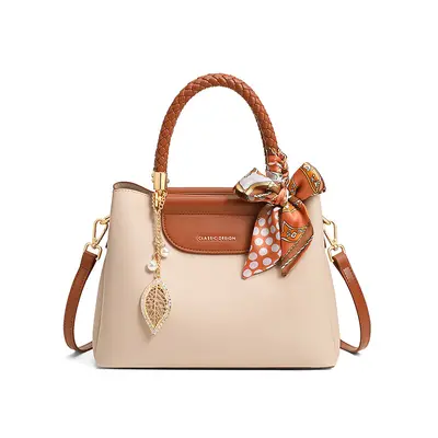 Women's Handbag, Soft Leather, Large, Autumn and Winter - 5