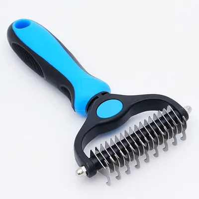 Double-Sided Pet Knot Comb, Massage and Grooming Comb for Cats and Dogs