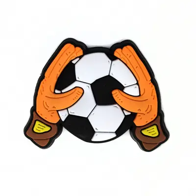 Football Themed Soft Rubber Clog Charms, World Cup Decorative - 12
