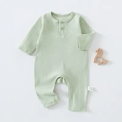 Baby-Strampler aus Baumwolle, 95 % Baumwolle, nahtlos, Frühling und Herbst - 7