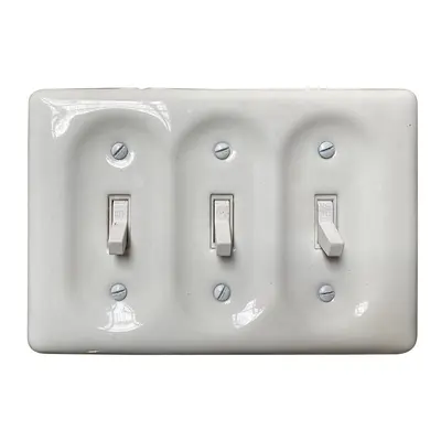 Keramik-Wandschalter, Ein- und Zweifach, Retro-Stil - 9