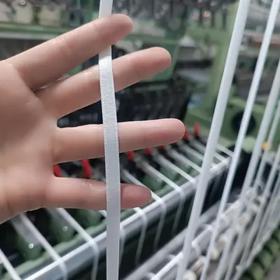 0,6 cm naylon elastik bant, kaymaz tüylü astarlı iç çamaşırı askısı, parlak yüzey - 7