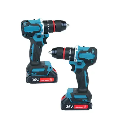 Impact drill home kit cordless lithium-ion power tools - 4