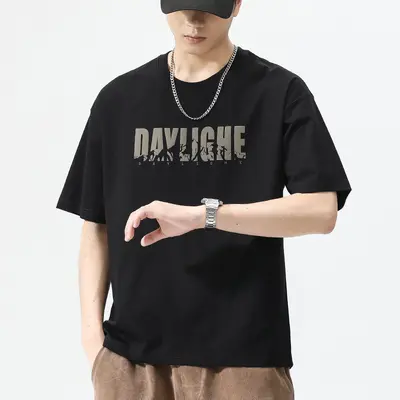Summer short sleeve men's round neck t-shirt new printed trend half sleeve tops children's t-shirts cross-border - 4