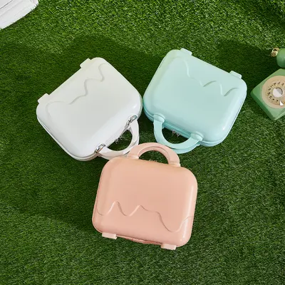 14 Inch Ice Cream Hand Bag Suitcase, Lightweight Small Toiletry Bag - 1