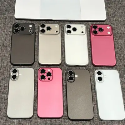 Ultra İnce Mat Yumuşak Kılıf, Apple 18/17 Pro Max/16/15/14/13 Pro Uyumlu