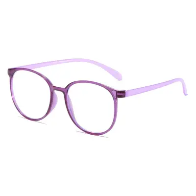 Retro-Lesebrille mit großem runden Rahmen und Blaulichtfilter