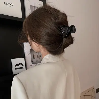 Kürbis-Haarklip Hoher Pferdeschwanz-Haarklip Ins-Stil Großes Haarvolumen Haarspange Frau DIY Hai-Klip Großhandel