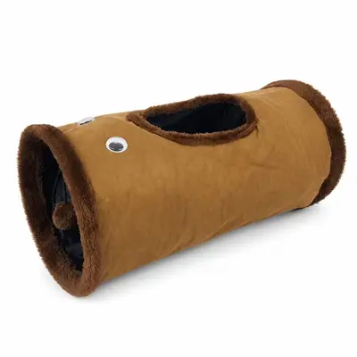 Katlanabilir Kedi Tüneli, Top Oyuncaklı, Saklanma Alanlı - 6