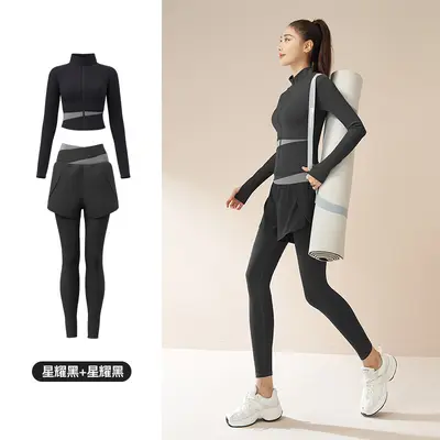 Juyitang Herbst-Winter Sportkleid, schlanke Yoga-Bekleidung - 13