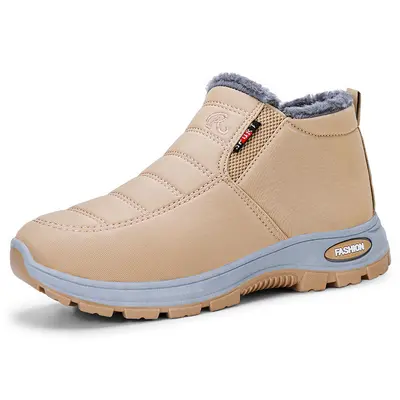 Women's Winter Cotton Boots, Fleece-Lined, Warm - 10
