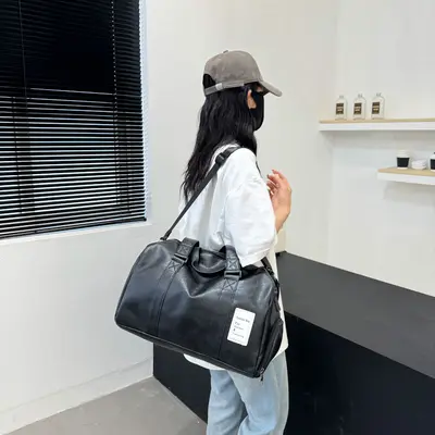 Travel bag and men's backpack with dress and shoe compartment - 4