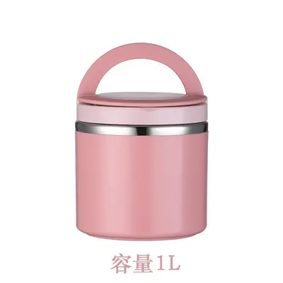 Large Insulated Stainless Steel Lunch Box with Handle and Lid - 11