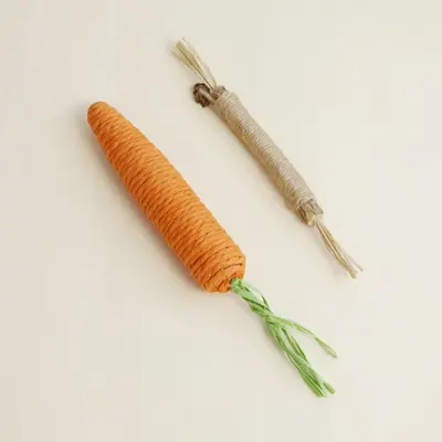 Catnip Fish Cat Teaser Wand with Silvervine Chew, Bite-Resistant - 11