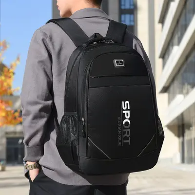 Large-Capacity Oxford Cloth Backpack, Student Schoolbag - 3