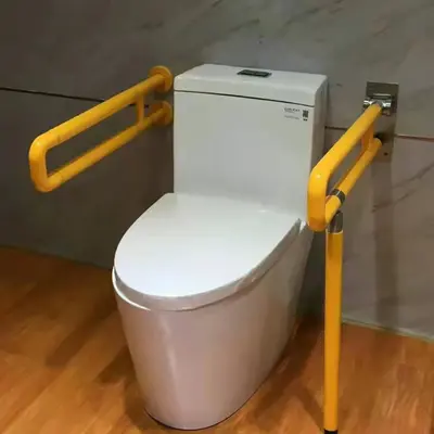 Toilet Integrated Anti-Slip Grab Bar for Elderly and Disabled, Bathroom Support Handle
