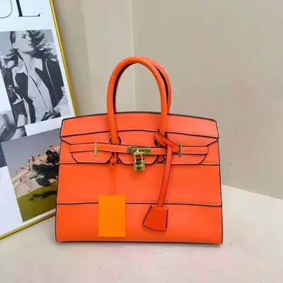 Damen-Patchwork-Platinum-Tasche, großes Fassungsvermögen, minimalistisch - 10