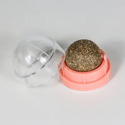 Rotating Mint Ball Cat Toy with Self-Adhesive Lollipop and Cat Grass - 10