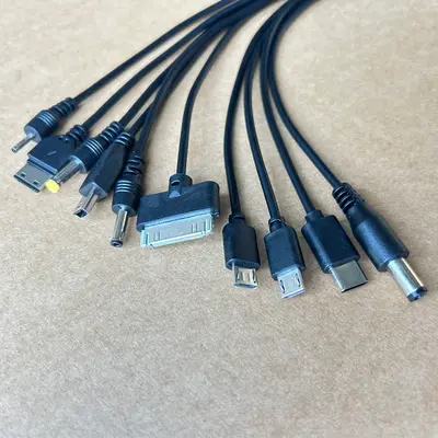 Bir ila on şarj kablosu sınır ötesi on'u bir arada veri kablosu güneş enerjili dış mekan çok fonksiyonlu acil durum X-ray evrensel USB kablosu