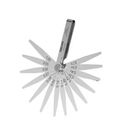 Stainless Steel High-Precision Single Blade Valve Feeler Gauge Set