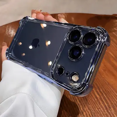 适用苹果17手机壳四角防摔气囊 iPhone 17 Pro电镀保护套厂家直销 - 10