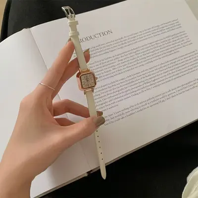 Women's Quartz Watch Leather Strap - 3