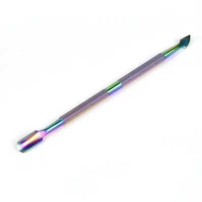 Manicure Set: Cuticle Nippers, Nail Scissors, Stainless Steel Cuticle Pusher - 11